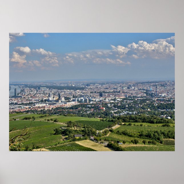 Affiches Vue Sur Vienne Depuis Kahlenberg (Devant)