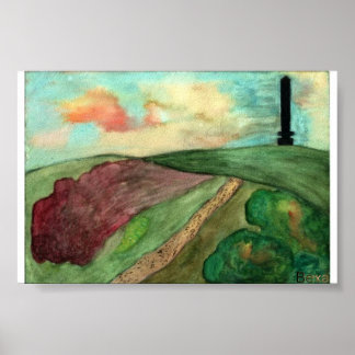 Affiches Vue Werneth Low cenotaph