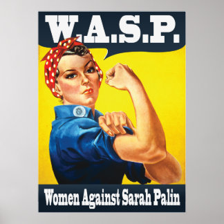Affiches W.A.S.P - Femmes contre Sarah Palin