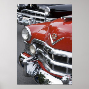 Affiches WA, Seattle, classic American automobile.