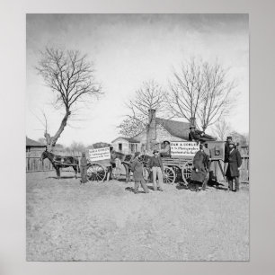 Affiches Wagons et caméra de Sam A Cooley photographe