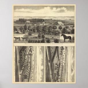 Affiches Wahoo Valley Farm, Nebraska