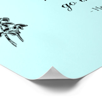 Affiches Walden Citation, "Ne regarde jamais en arrière"