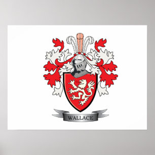 Affiches Wallace Family Crest Armoiries