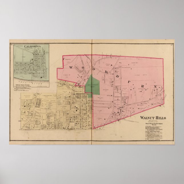 Affiches Walnut Hills, Ohio (Devant)