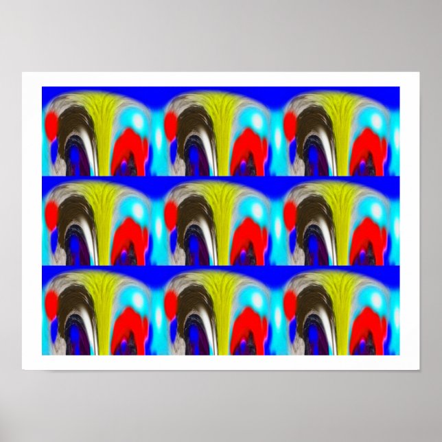 Affiches Waltzing fountains art (Devant)