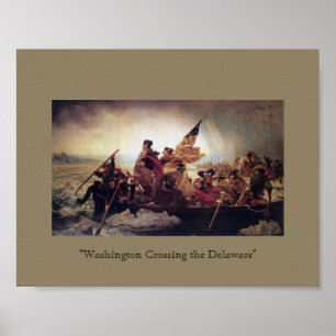 Affiches Washington Crossing the Delaware