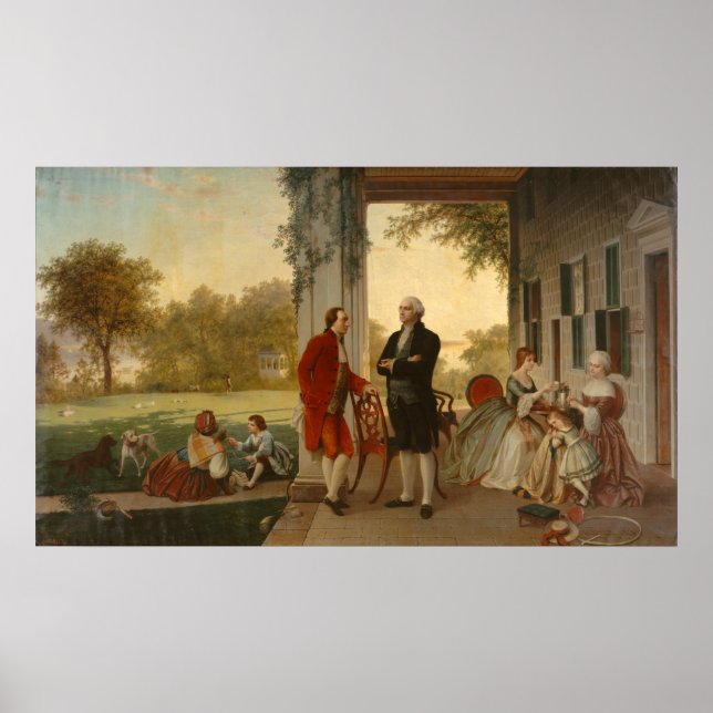 Affiches Washington et Lafayette (Devant)