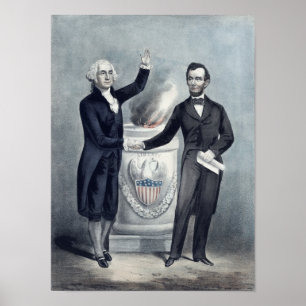 Affiches Washington et Lincoln