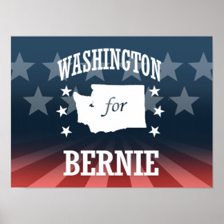 AFFICHES WASHINGTON POUR BERNIE SANDERS