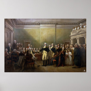 Affiches Washington Resigning his Commission John Trumbull