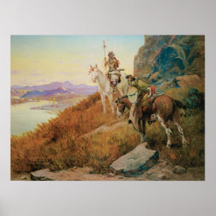 Affiches Watching for the White Man's Boats by OC Seltzer