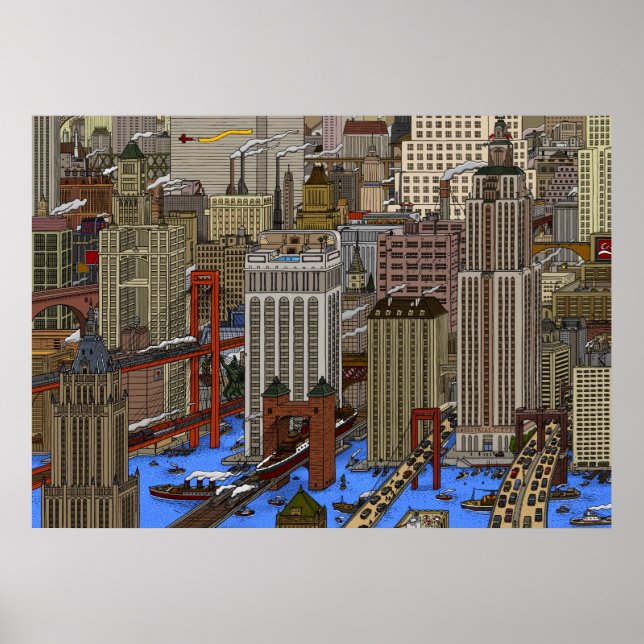 AFFICHES WATER CITY (Devant)