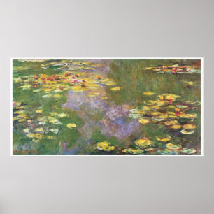 Affiches Water-Lilies, 1915 ; huile sur la toile