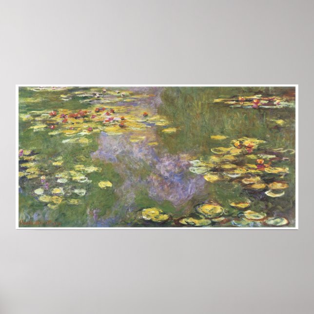 Affiches Water-Lilies, 1915; huile sur toile (Devant)