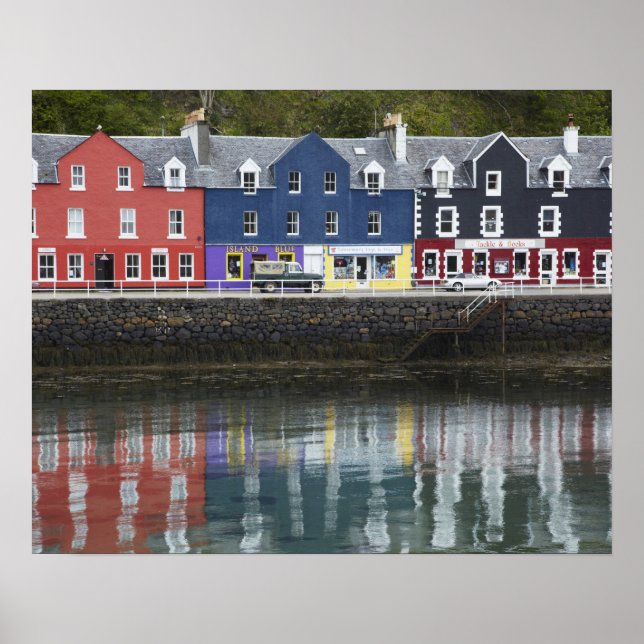 Affiches Waterfront, Tobermory, île de Mull, Écosse, (Devant)