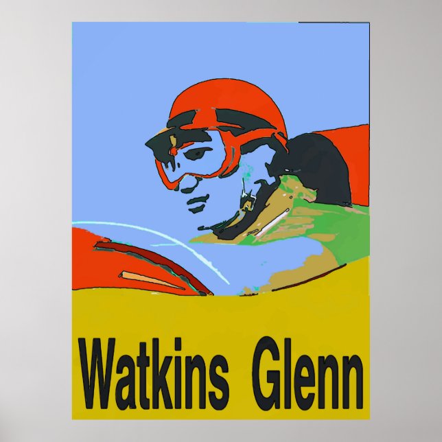 Affiches Watkins Glenn NY, Racing (Devant)