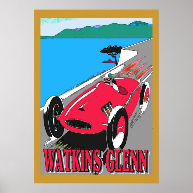 Affiches Watkins Glenn Racing (Devant)