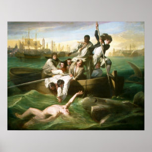 Affiches Watson et le requin par John Singleton Copley