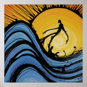 Affiches WaveRunner (Imprimer) par Nathan Jalani Taylor