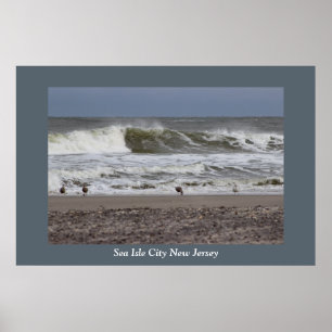Affiches Waves Sea Isle City