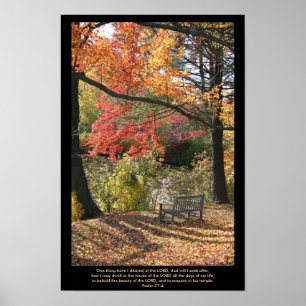 Affiches Wayside seat - Scripture Print