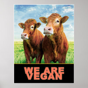 AFFICHES WE ARE VEGAN