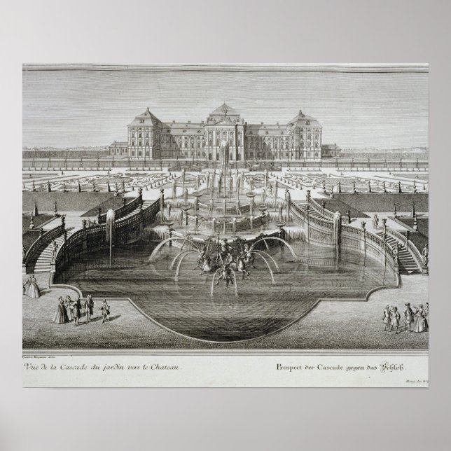 Affiches Weissenstein, vue sur le château depuis le Bar (Devant)