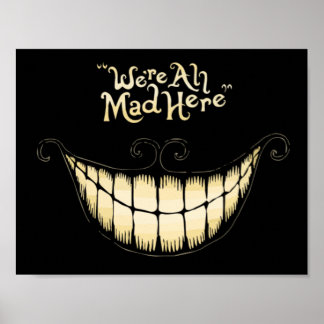 Affiches We're all mad here
