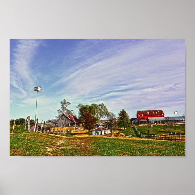 Affiches Weston, Missouri, ferme (Devant)
