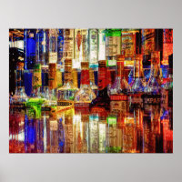 Wet Bar Abstrait