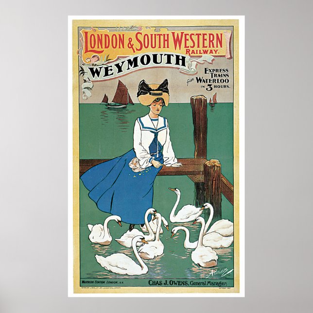 Affiches Weymouth par London & Southwestern (Devant)