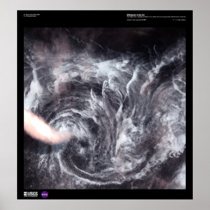 Affiches Whirlpool dans l'air au large de la côte du Groenl