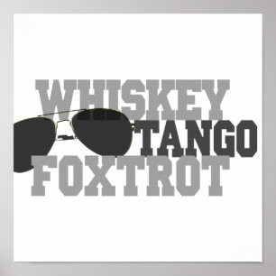 Affiches Whiskey Tango Foxtrot - Vêtements d'aviation