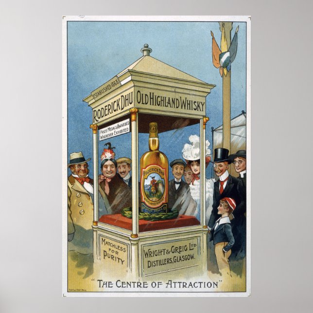 Affiches Whisky Old Highland (Devant)