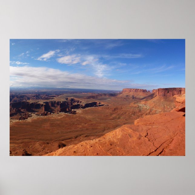 Affiches White Rim Vue sur le parc national des Canyonlands (Devant)