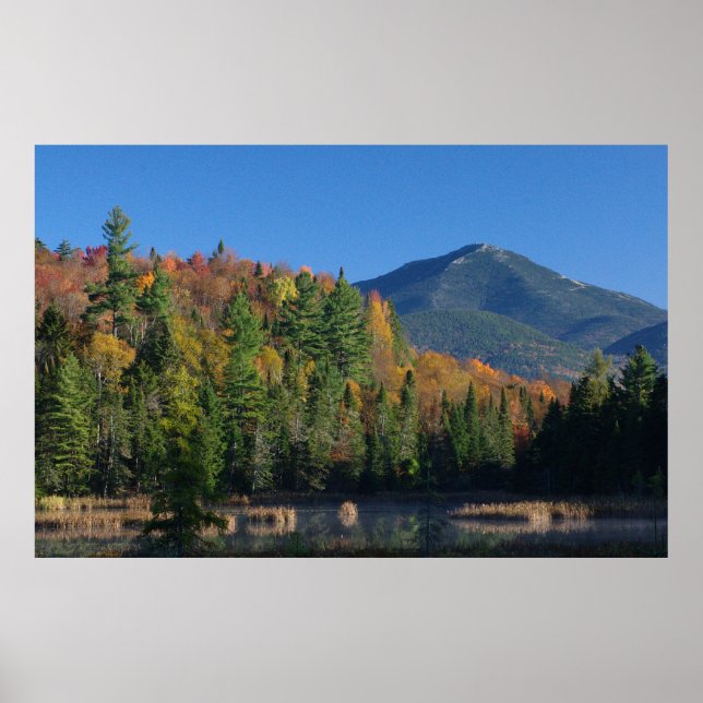 Affiches Whiteface Mountain sur Little Cherrypatch Pond (Devant)