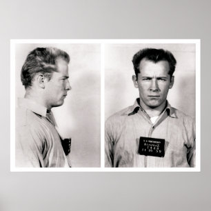 AFFICHES WHITEY BULGER ALCATRAZ MUGSHOT 1959