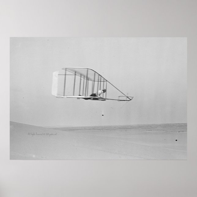 Affiches Wilbur Wright dans Level Glide (Devant)
