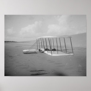 Affiches Wilbur Wright en position de prédilection sur