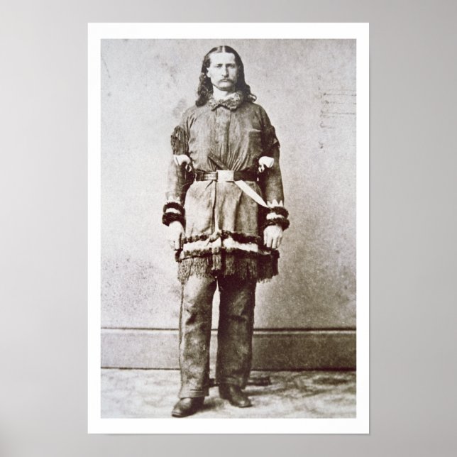 Affiches 'Wild Bill' Hickok (1837-1876) (photo b/w) (Devant)
