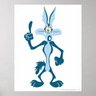 Affiches Wile E. Coyote Blue Aha !