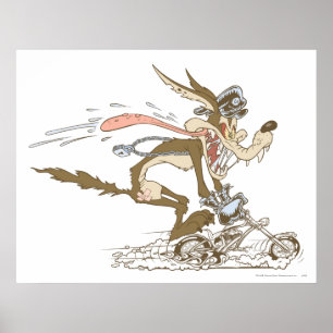 Affiches Wile E. Coyote Cycle Racer