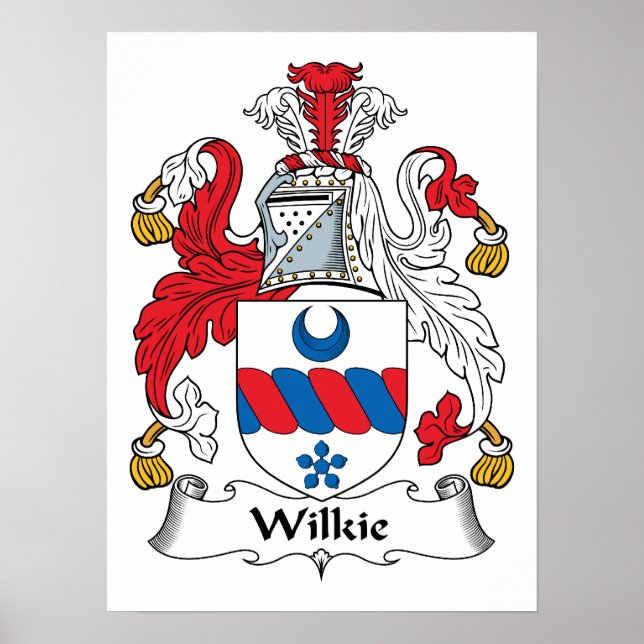 Affiches Wilkie Family Crest (Devant)