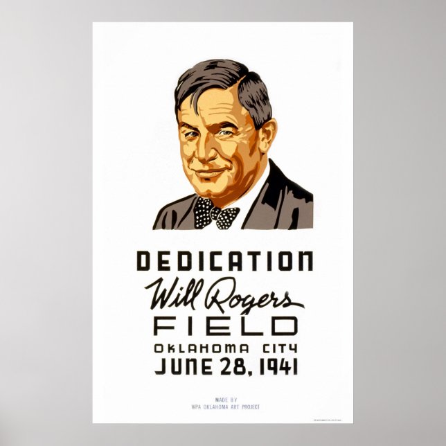 Affiches Will Rogers Field 1941 WPA (Devant)