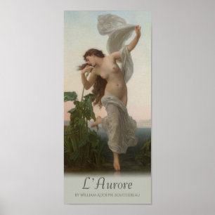 Affiches William-Adolphe Bouguereau Dawn L'aurore Cardstock