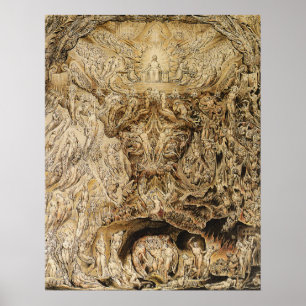 Affiches William Blake : Vision du jugement Dernier