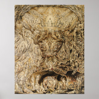 Affiches William Blake : Vision du jugement Dernier