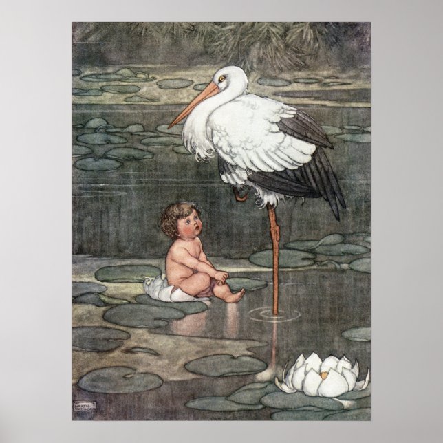 Affiches William Heath Robinson - La fille du roi des marai (Devant)