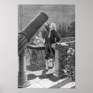 Affiches William Herschel découvre la planète Uranus